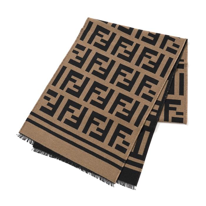 Fendi フェンディ Fxs424 A3q1 ジャガード ウール シルク スカーフ マフラー F0qb8 キャメル ユニセックス インポートセレクト Musee 通販 Yahoo ショッピング