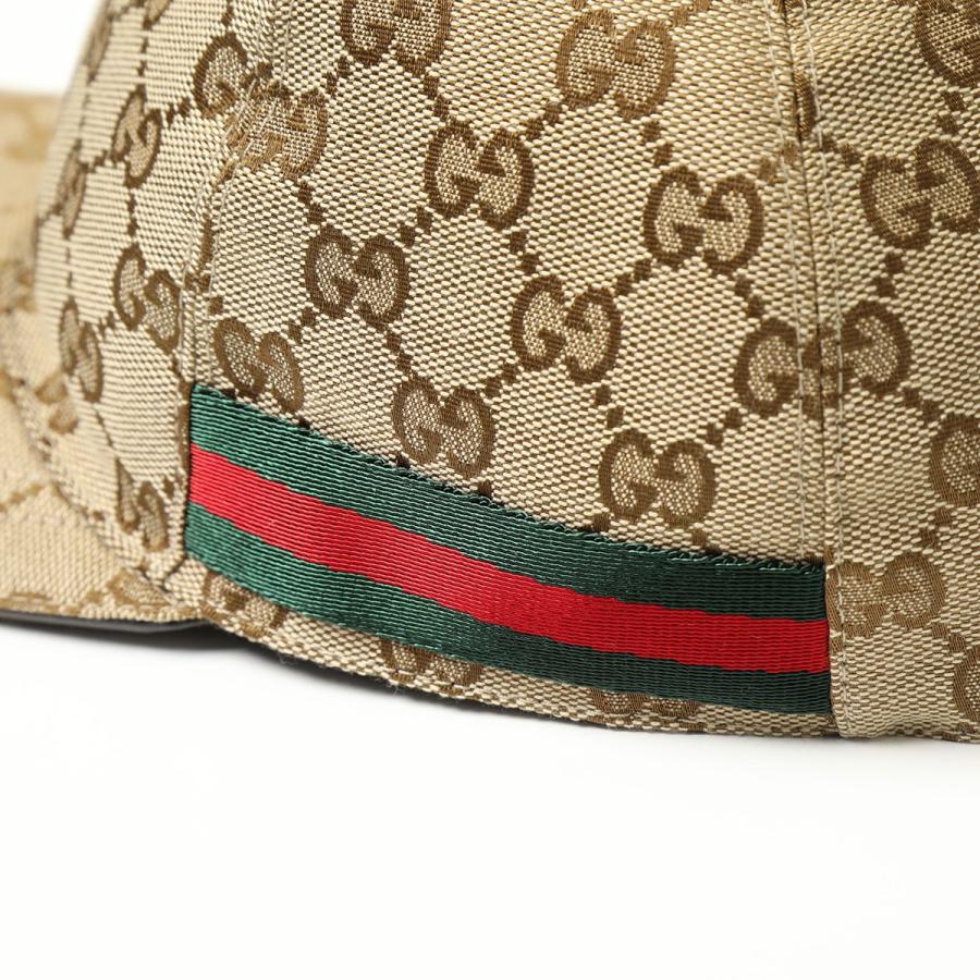 GUCCI グッチ ベースボールキャップ 200035 KQWBG レディース オリジナルGGキャンバス 帽子 ウェブライン カラー２色