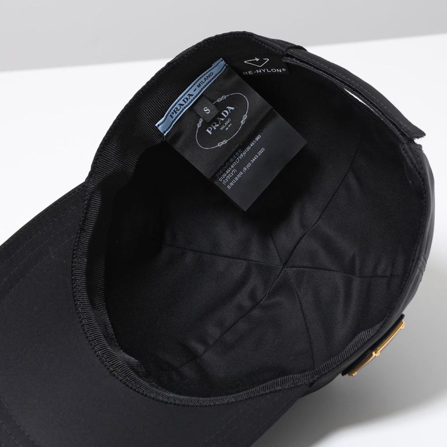 PRADA 1HC 274 2DMI/ナイロン/CAP/キャップ/帽子/ブランド Black Re-nylon Baseball Cap | PRADA
