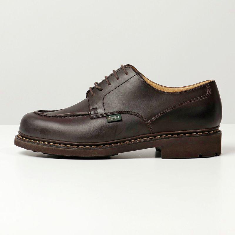 美品 PARABOOT CHAMBORD マロン レザー シューズ 907P▲ Paraboot（パラブーツ） レザーシューズ CHAMBORD シャンボード 710707