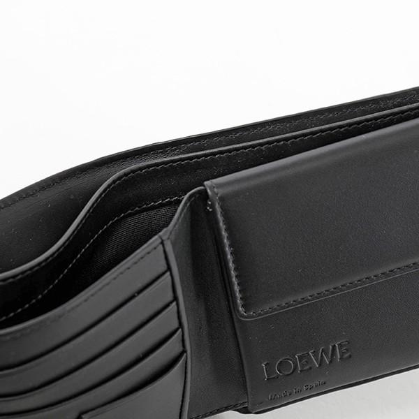 Loewe ロエベ 101 501 Linen リネン レザー 二つ折り財布 ミニ財布 小銭入れ付き 1100 Black メンズ インポートセレクト Musee 通販 Yahoo ショッピング