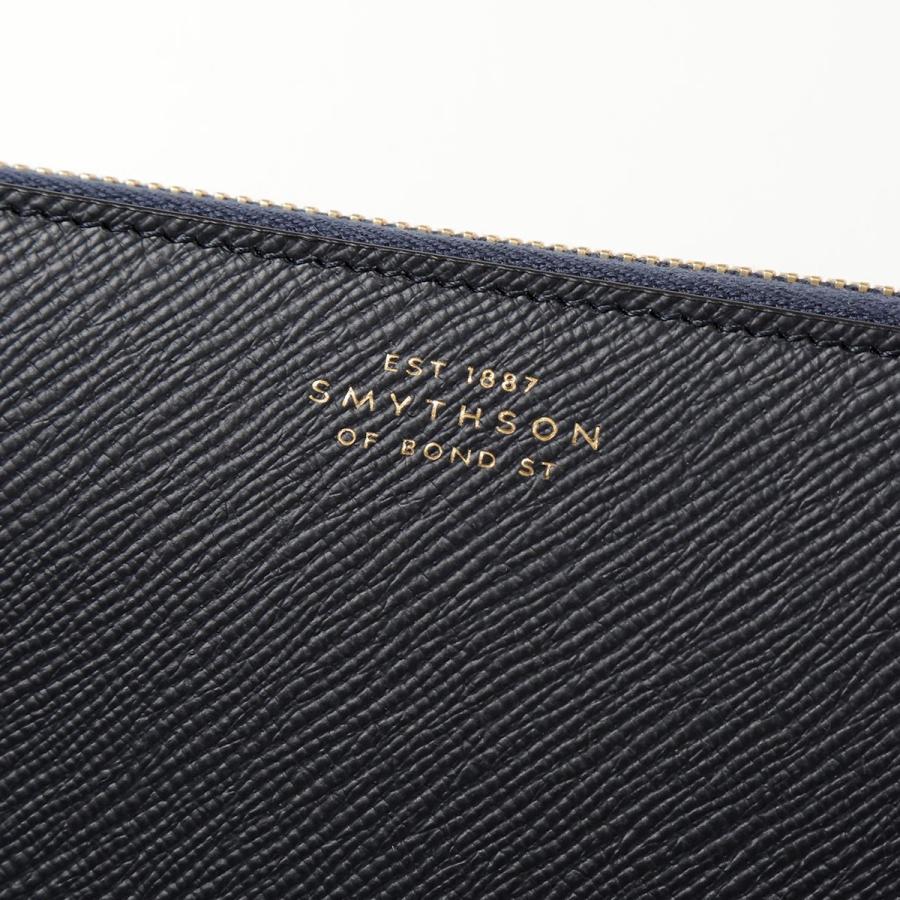 Smythson（スマイソン） PANAMA LG ZIP AROUND PRS 1029517 レザー