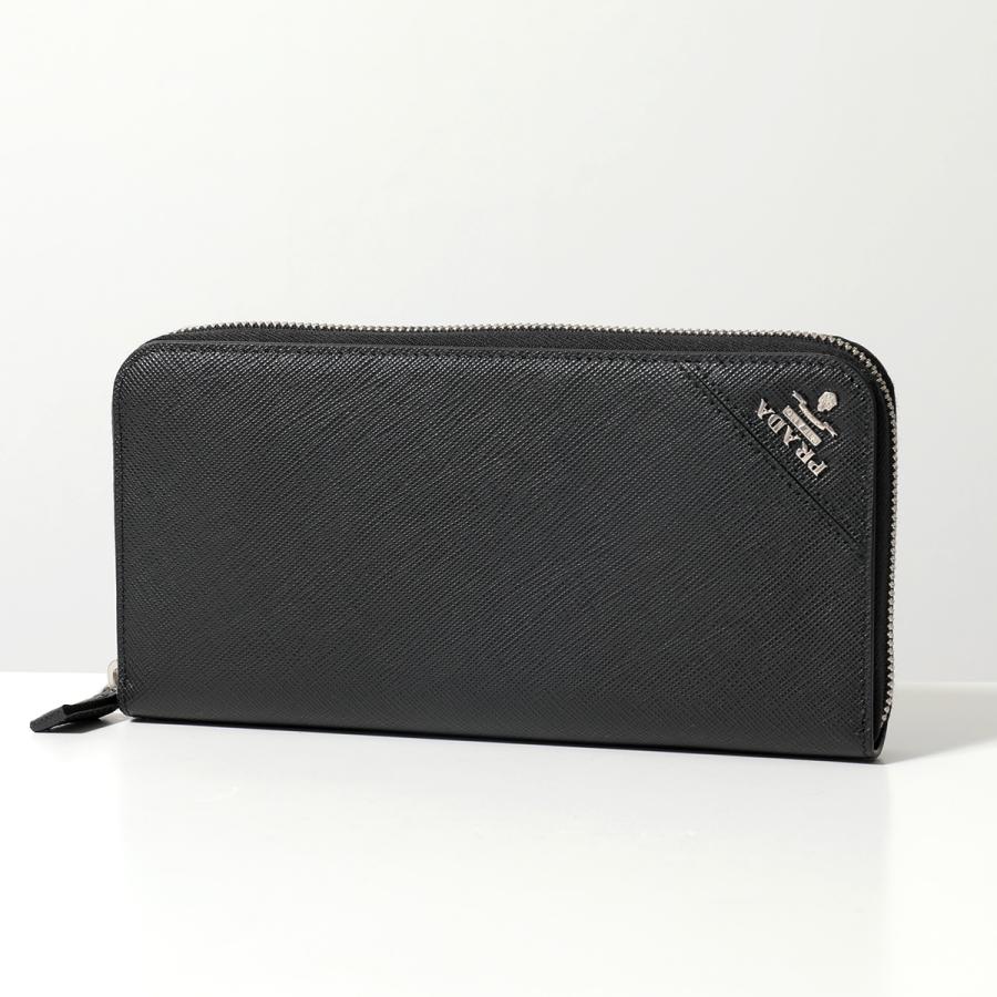 PRADA（プラダ） 長財布 2ML317 QME メンズ レザー ラウンドファスナー