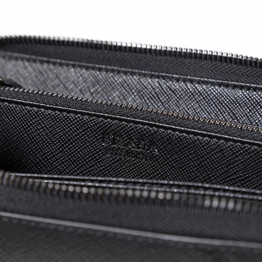 PRADA（プラダ） 長財布 2ML317 QME メンズ レザー ラウンドファスナー