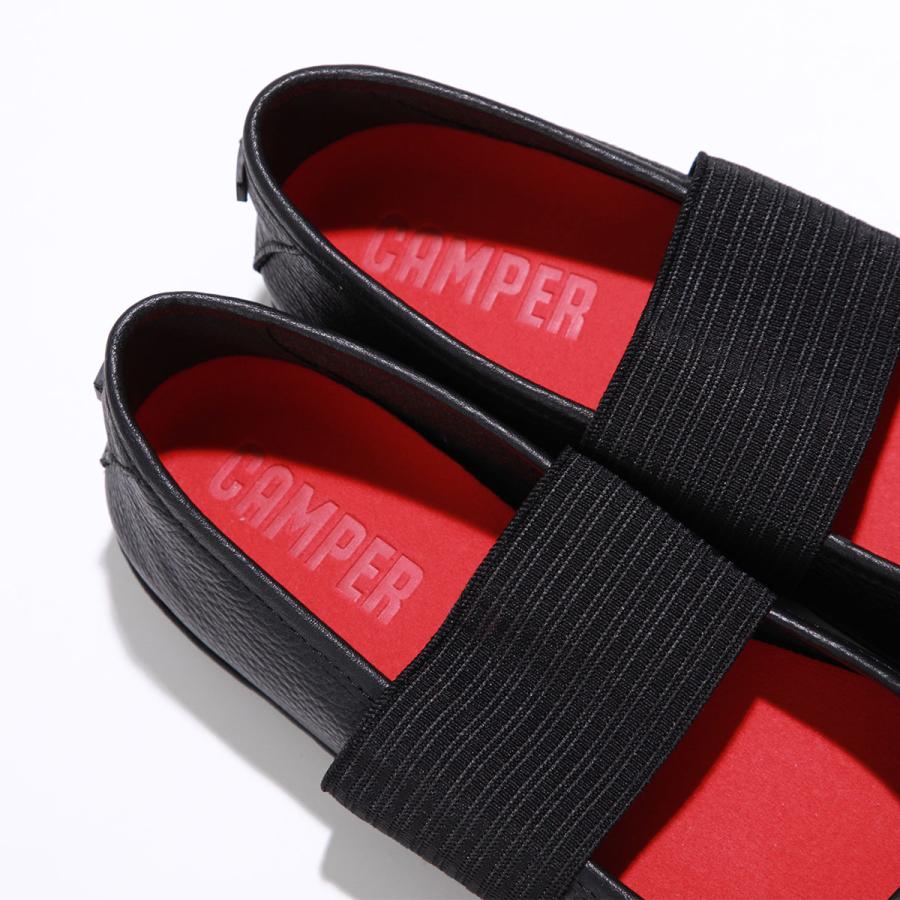CAMPER カンペール バレエシューズ 21595 Right Nina Sella/Pina レディース 靴 パンプス ゴムバンド レザー ソフト フラットソール 242/Black