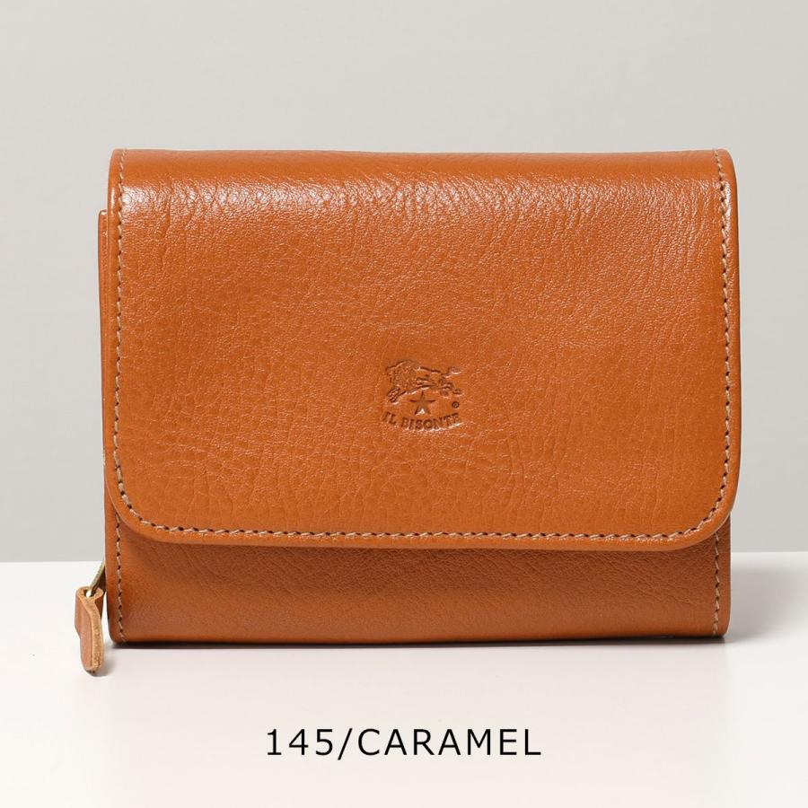 Il Bisonte イルビゾンテ C08 P Vacchetta カラー3色 レザー 三つ折り財布 ミディアム スモール財布 レディース メンズ インポートセレクト Musee 通販 Yahoo ショッピング