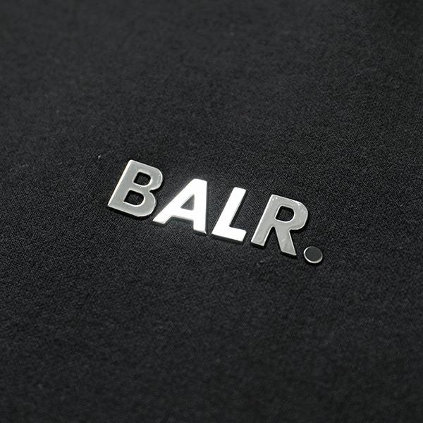 BALR ボーラー ロゴプレート ジップアップパーカー ブラック B10009 BALR.（ボーラー） B1267.1001 B10009 Q Series Straight Zip Thru