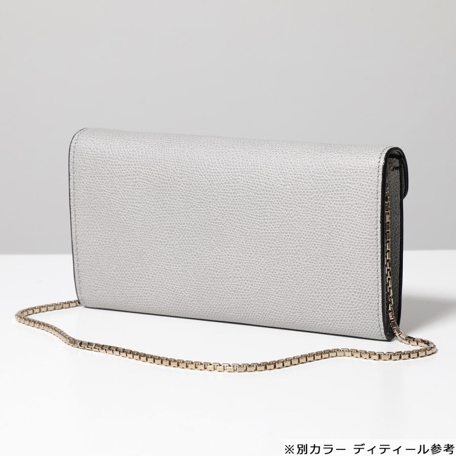 Valextra ヴァレクストラ ショルダーウォレット Iside イジィデ V9E09 028 SGES0009028LOCPL99 レディース レザー 長財布 チェーンバッグ ポシェット 鞄の画像