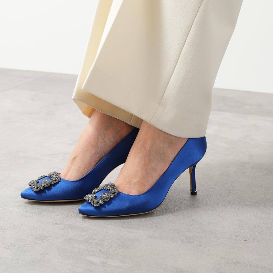 MANOLO BLAHNIK マノロブラニク パンプス HANGISI FMC SATIN 070 MANOLO BLAHNIK マノロブラニク パンプス HANGISI FMC SATIN 070
