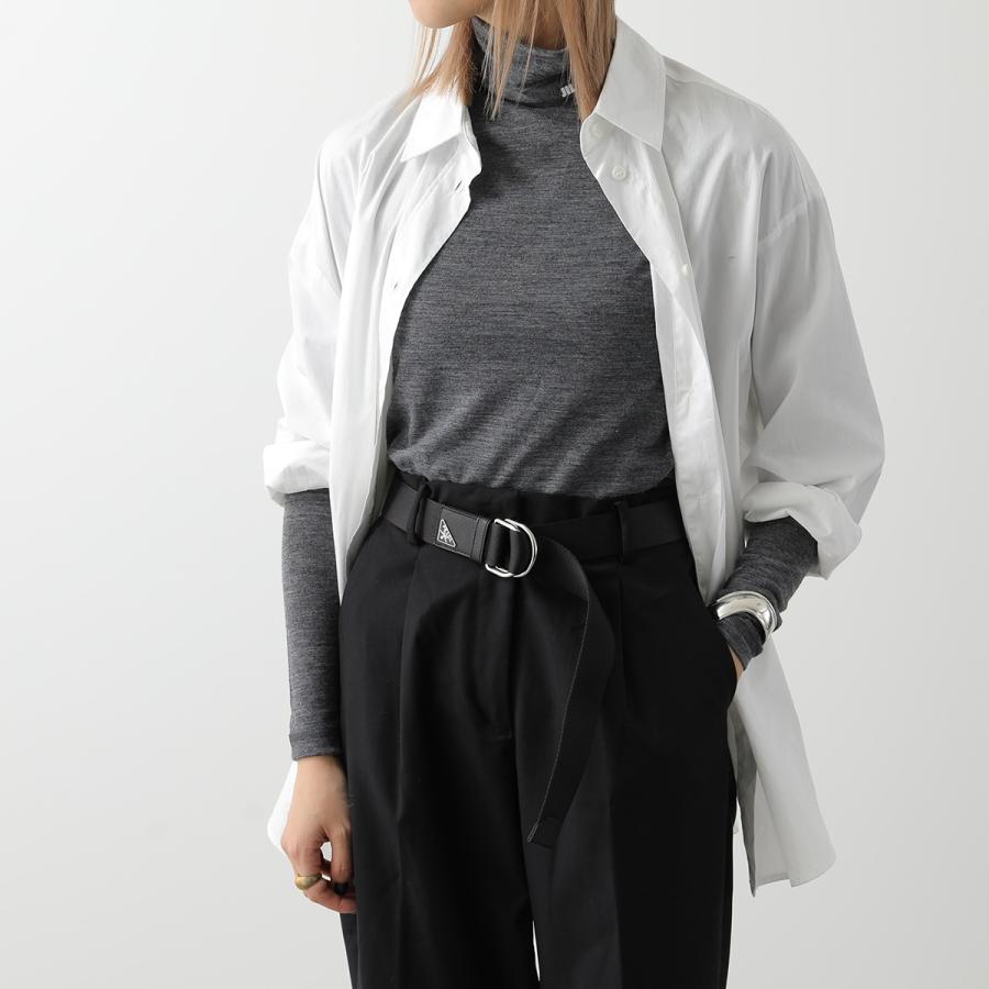 PRADA プラダ ベルト 2CN028 2DMN メンズ ナイロン トライアングルロゴ NERO/ブラックの画像