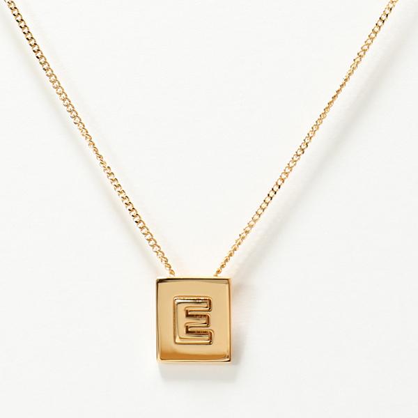 CELINE セリーヌ 46N0 6BRA 35OR Necklace アルファベット CELINE セリーヌ 46N0 6BRA 35OR Necklace アルファベット