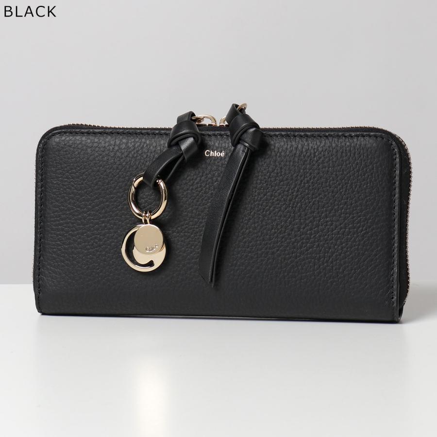クロエ 長財布 アルファベット ラウンドファスナー レザー CHC21WP941F57001 Chloe 財布 黒 Chloe（クロエ） 長財布 ALPHABET アルファベット CHC21WP941