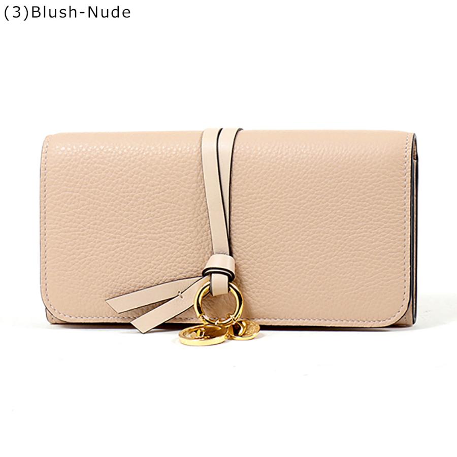 Chloe クロエ 二つ折り 長財布 CHC21WP942F57 CHC21WP942F61 レディース Portafogli ALPHABET レザー カラー9色の画像