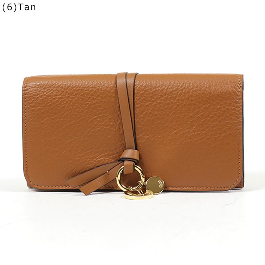 Chloe クロエ 二つ折り 長財布 CHC21WP942F57 CHC21WP942F61 レディース Portafogli ALPHABET レザー カラー9色の画像