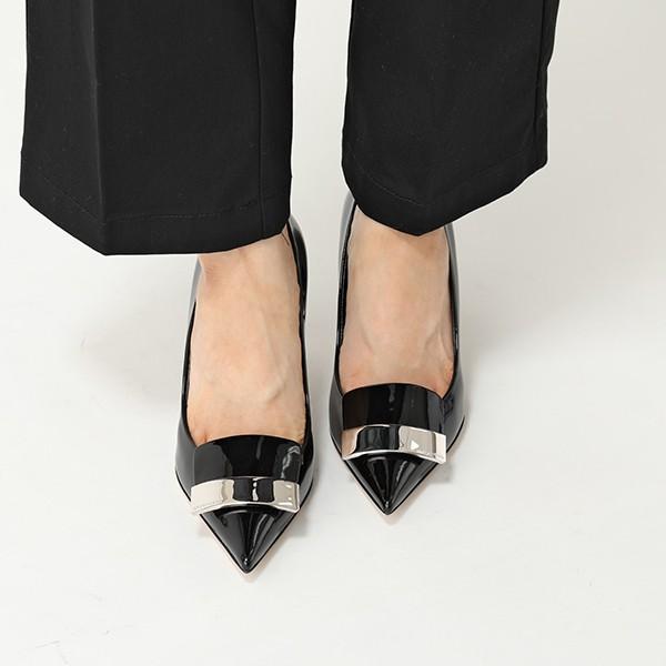 sergio rossi シルバーパンプス パンプス グレー ミッドヒール: 75mm, Godiva - Pumps Silver