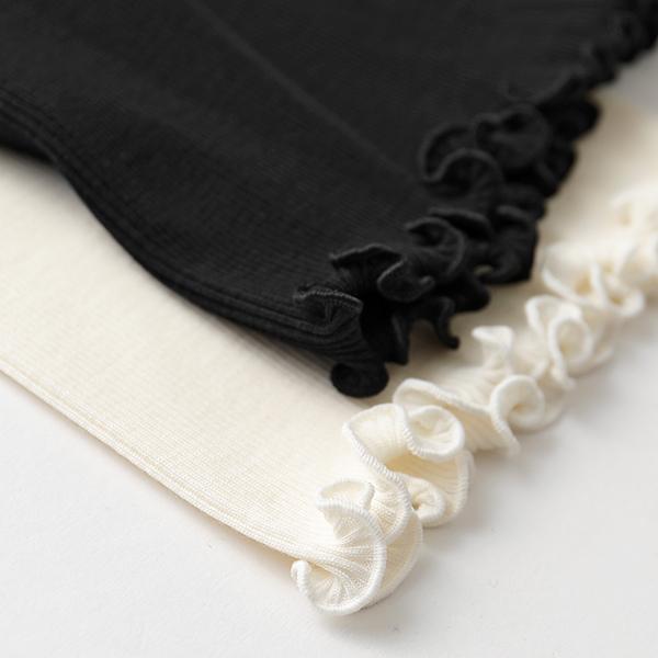 Oscalito リブ編み黒キャミソール レース OSCALITO Oscalito オスカリート キャミソール 9474 レディース