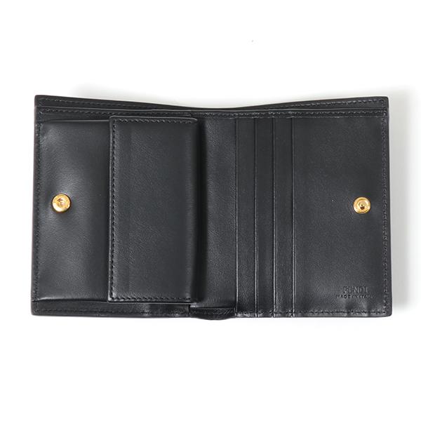 FENDI フェンディ 二つ折り財布 8M0387 A18B レディース レザー FENDI フェンディ 二つ折り財布 8M0387 A18B レディース レザー