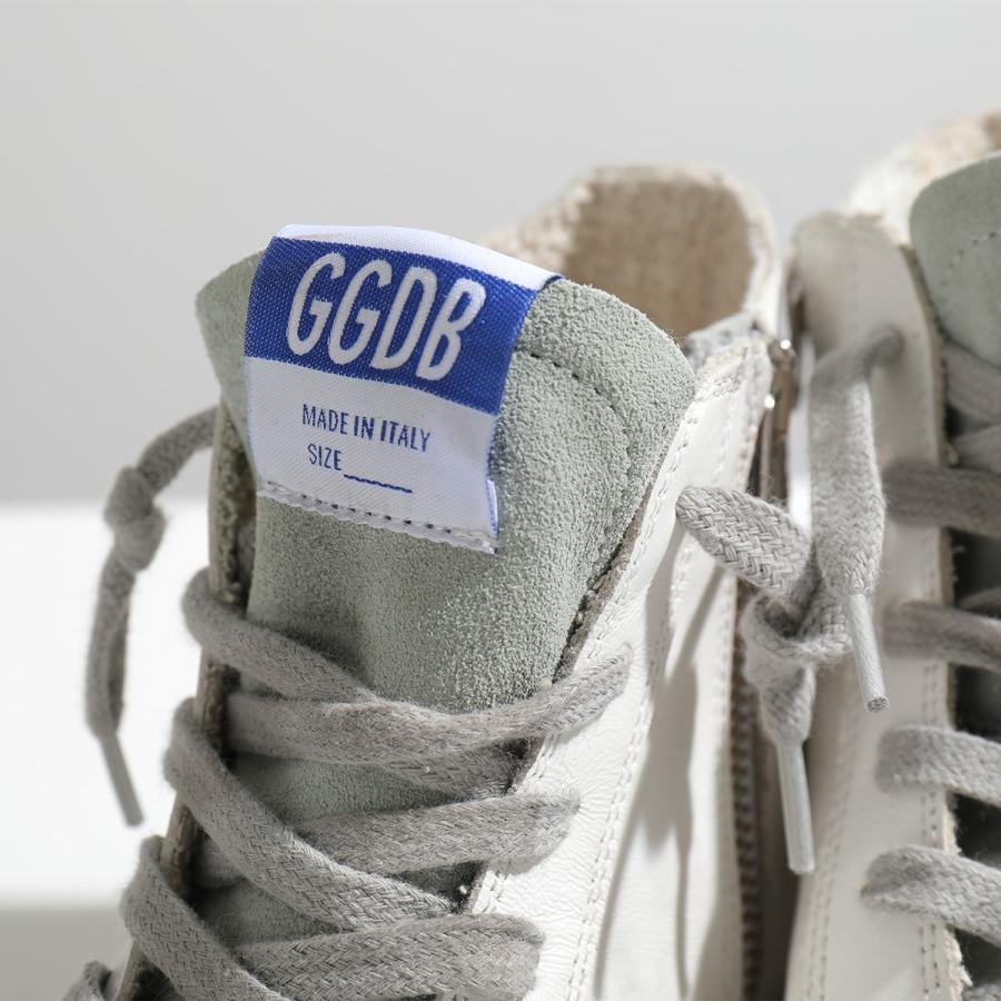 GOLDEN GOOSE ゴールデングース スニーカー FRANCY GWF00113 F000319 レディース レザー ダーティー加工 ハイカット ヴィンテージ 靴 WHITE-SILVER-MILK｜s-musee｜13