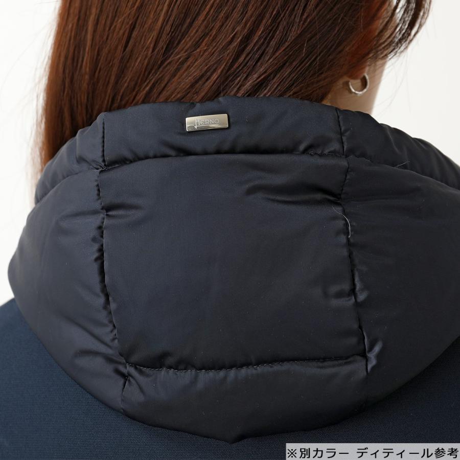 HERNO（ヘルノ） PI1010D 33600 テクニカルウール切替 フーディー 