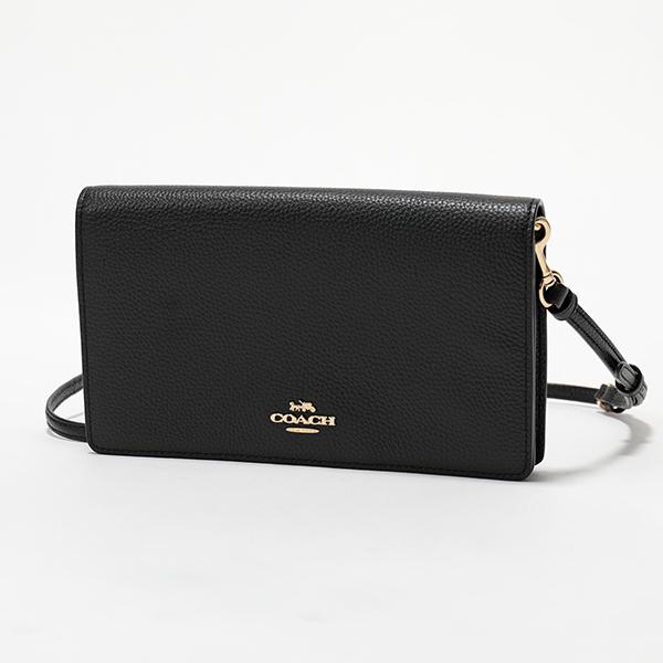 Coach コーチ 87401 Liblk レザー ショルダーウォレット ショルダーバッグ ポシェット トラベルケース 長財布 Li Black 鞄 レディース 310829043 インポートセレクト Musee 通販 Yahoo ショッピング