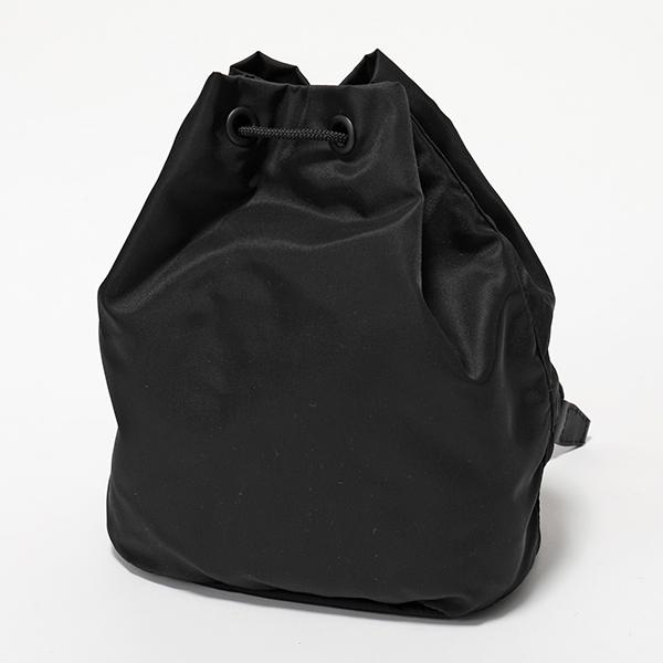 BURBERRY バーバリー 8032188 PHOEBE ナイロン 巾着バッグ ポーチバッグ ロゴプリント A1189/BLACK 鞄 レディース