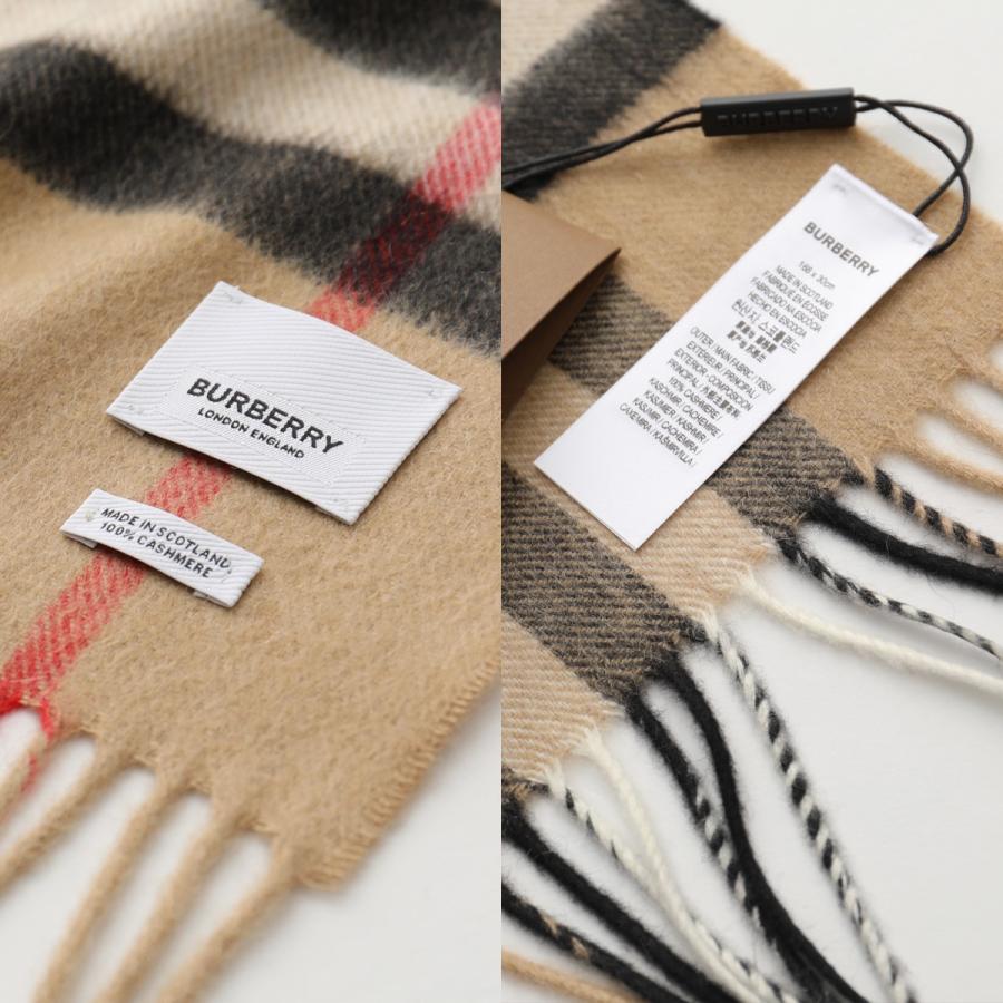 BURBERRY バーバリー マフラー GIANT CHECK CASHMERE SCARF レディース