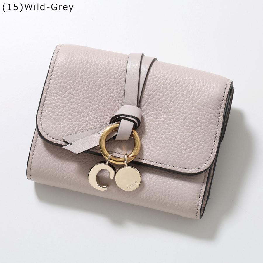 ✨極上美品✨　Chloe クロエ　三つ折り　アルファベット　チャーム　レザー Chloe（クロエ） 三つ折り財布 ALPHABET アルファベット CHC21WP945F57