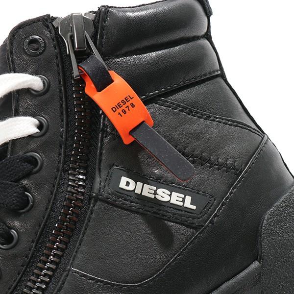 Diesel ディーゼル Y019 Pr013 S Dvelows レザー ハイカット スニーカー シューズ T8013 Black 靴 メンズ インポートセレクト Musee 通販 Yahoo ショッピング