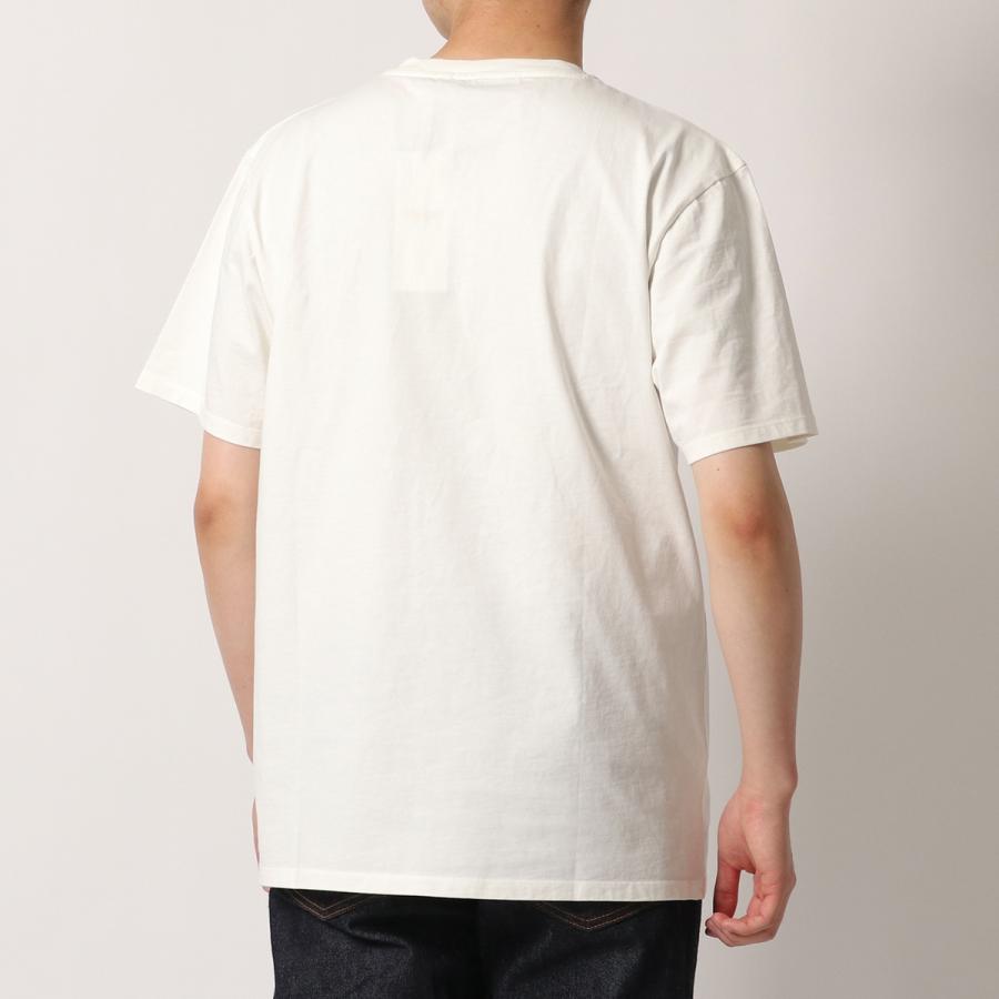 MAISON KITSUNE メゾンキツネ  半袖 Tシャツ BU00103KJ0008 W FOX HEAD PACH メンズ クルーネック カットソー カラー2色｜s-musee｜05