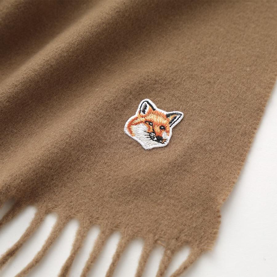 MAISON KITSUNE メゾンキツネ マフラー SMALL FOX HEAD WOOL MAISON KITSUNE メゾンキツネ マフラー SMALL FOX HEAD WOOL