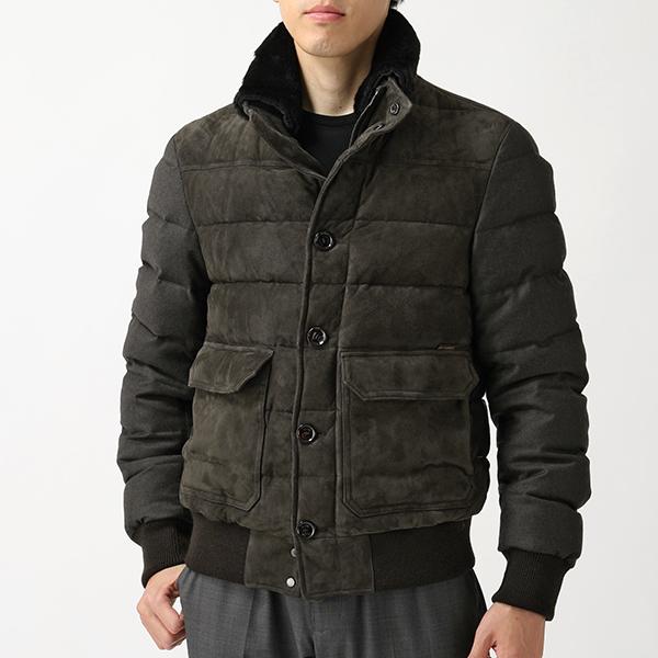 Moorer ムーレー Fantoni Url スウェード カシミヤ混ウール リアルファー付き ダウンジャケット ブルゾン Fumo メンズ インポートセレクト Musee 通販 Yahoo ショッピング