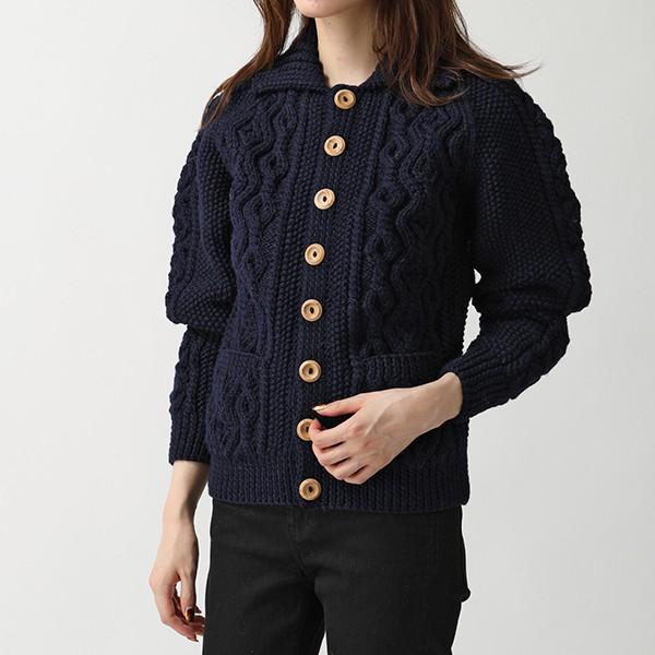 INVERALLAN インバーアラン 3A 長袖 ニット セーター カーディガン 2色