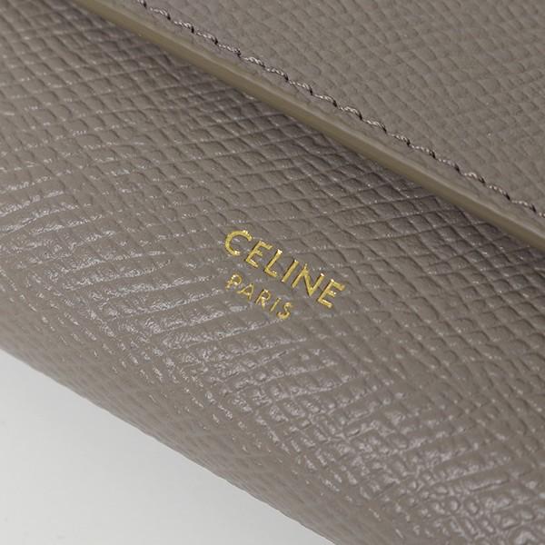CELINE（セリーヌ） 10B573BEL.10BL Small Trifold Wallet レザー 三