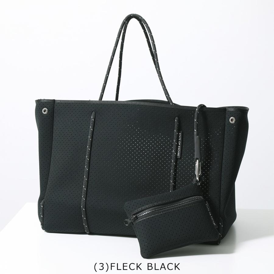 メッシュデザイン トートバッグ 黒 STATE OF ESCAPE STATE OF ESCAPE（ステイトオブエスケープ） トートバッグ Escape tote