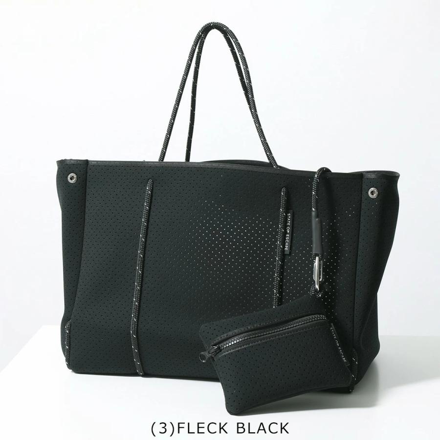 美品✨STATE OF ESCAPEトートバッグ ブラック 大容量 軽量 大人気 STATE OF ESCAPE（ステイトオブエスケープ） トートバッグ Escape tote