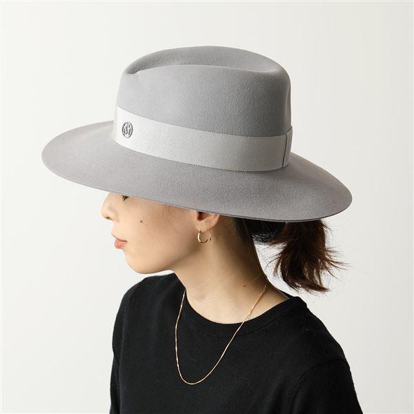 Maison Michel メゾンミッシェル VIRGINIE HAT 100 1046003 フェルトハット 帽子 PEARL-GREY レディース