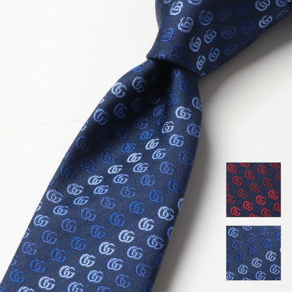 Gucci グッチ ネクタイ レジメンタル 4e002 メンズ インポートセレクト シルク ジャガード ジャガード レジメンタル インポートセレクト ストライプ Ggロゴ カラー2色 Ggパターン Musee パーティを彩るご馳走や