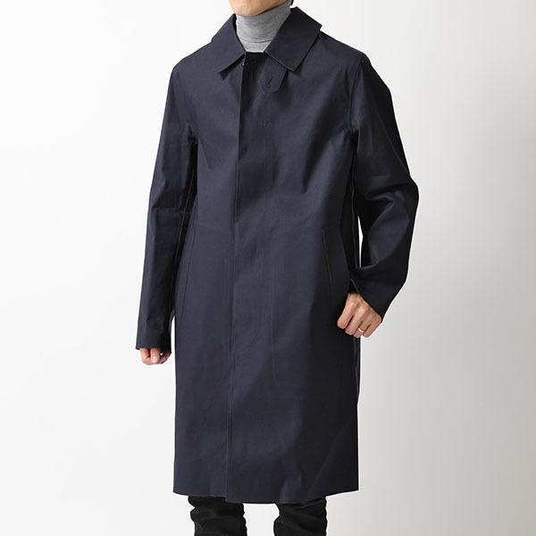 MACKINTOSH マッキントッシュ DUNKELD GR-1001D ゴム引きステンカラーコート シングルコート バルカマーンコート RO4910/NAVY メンズ