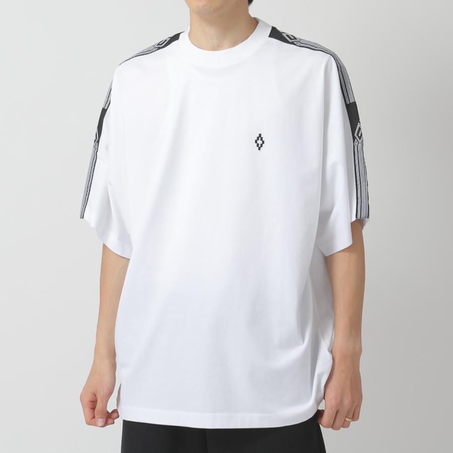Marcelo Burlon マルセロバーロン Cmaa066r20jer004 0110 クルーネック 半袖 Tシャツ カットソー White メンズ 311213343 インポートセレクト Musee 通販 Yahoo ショッピング