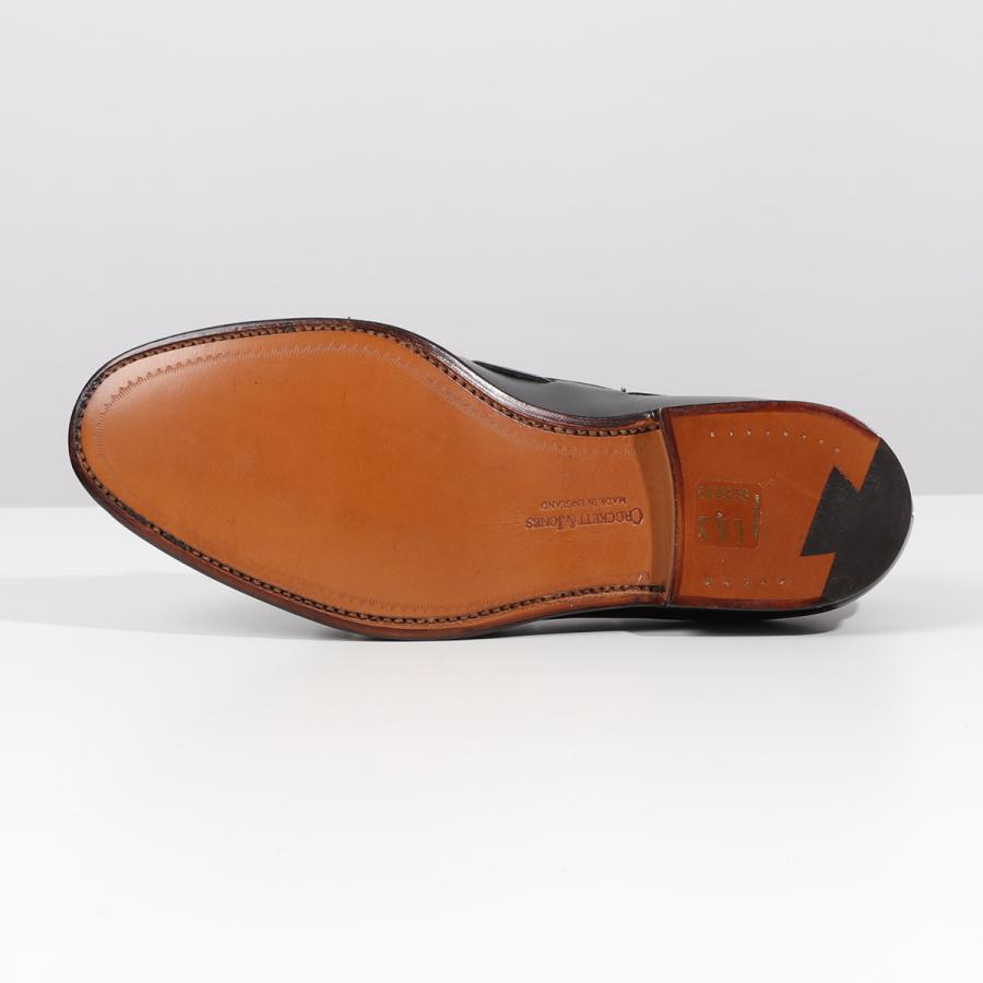 CROCKETT&JONES クロケットアンドジョーンズ タッセル ローファー 29376A C01L1 Cavendish 2 キャベンディッシュ メンズ ワイズE 革靴 BLACKの画像