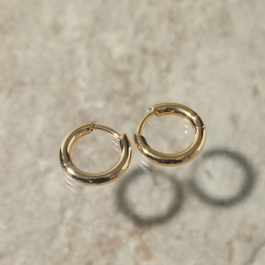 TOM WOOD（トムウッド） ピアス Classic Hoop Small Gold クラシック