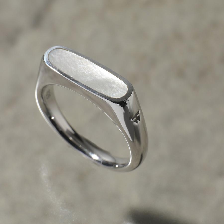 TOM WOOD（トムウッド） リング レディース Mario Ring White MOP