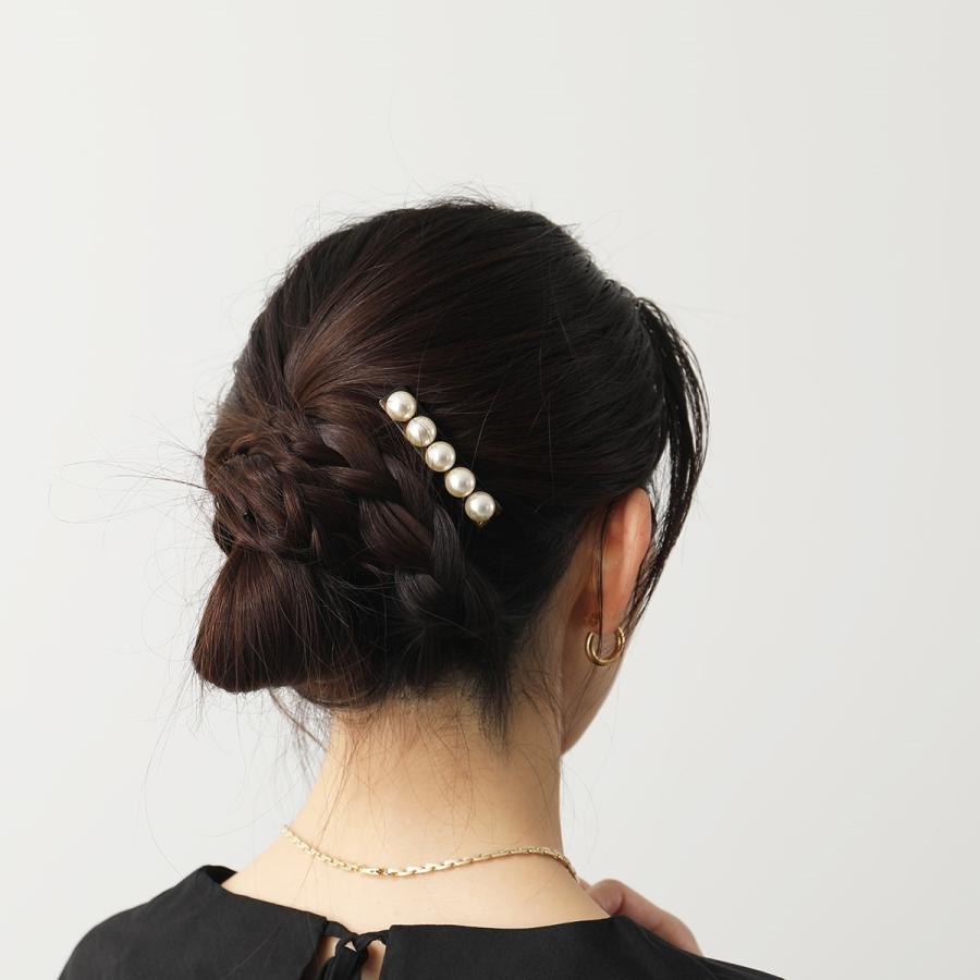 アレクサンドルドゥパリ スパイクバレッタ パール 【公式通販】