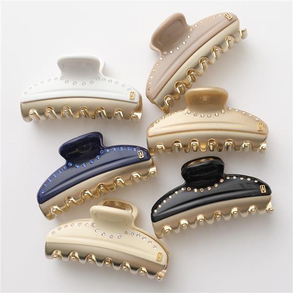 ALEXANDRE DE PARIS アレクサンドル ドゥ パリ ヘアクリップ ICCM-15571-03 VENDOME CLIP M 髪留め ヘアアクセサリー カラー16色