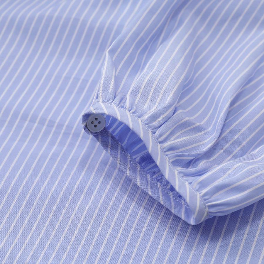 N°21（ヌメロヴェントゥーノ） ブラウス PINSTRIPE ONE-SHOULDER TOP