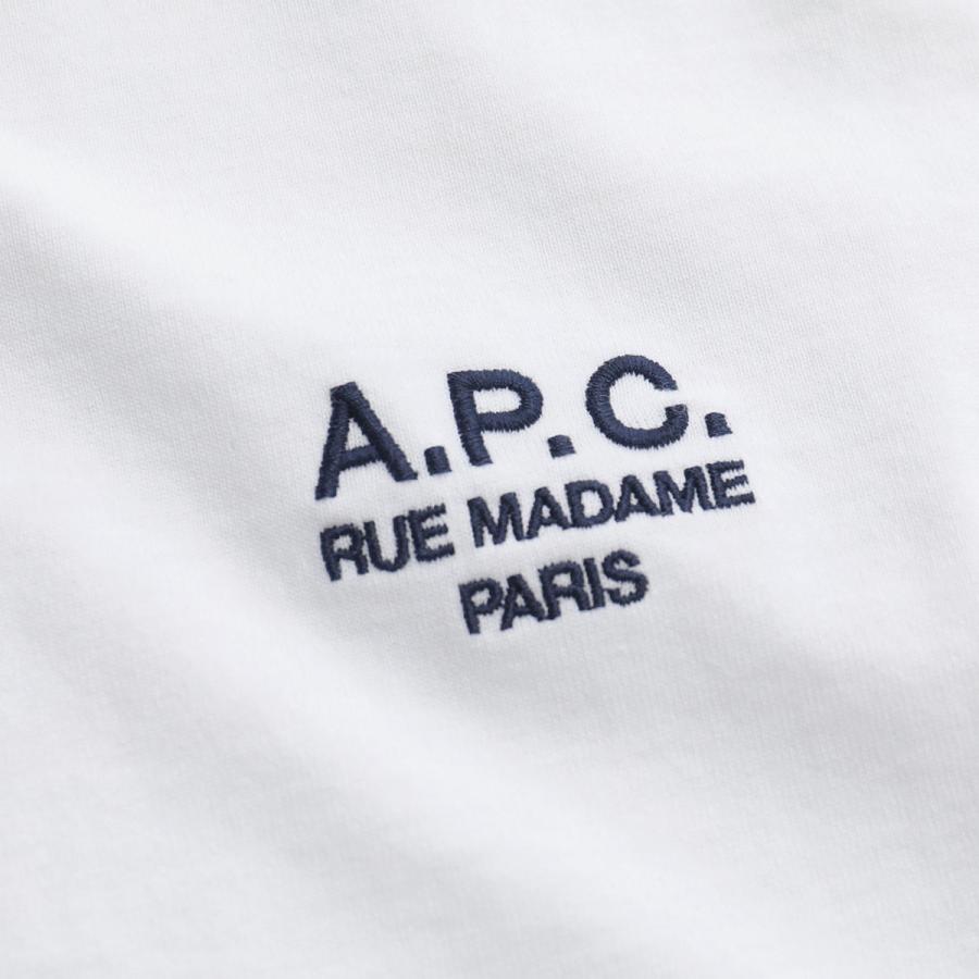 APC A.P.C. アーペーセー 半袖 Tシャツ COEZC F26842 denise レディース  クルーネック カットソー ロゴ刺繍 カラー4色｜s-musee｜17