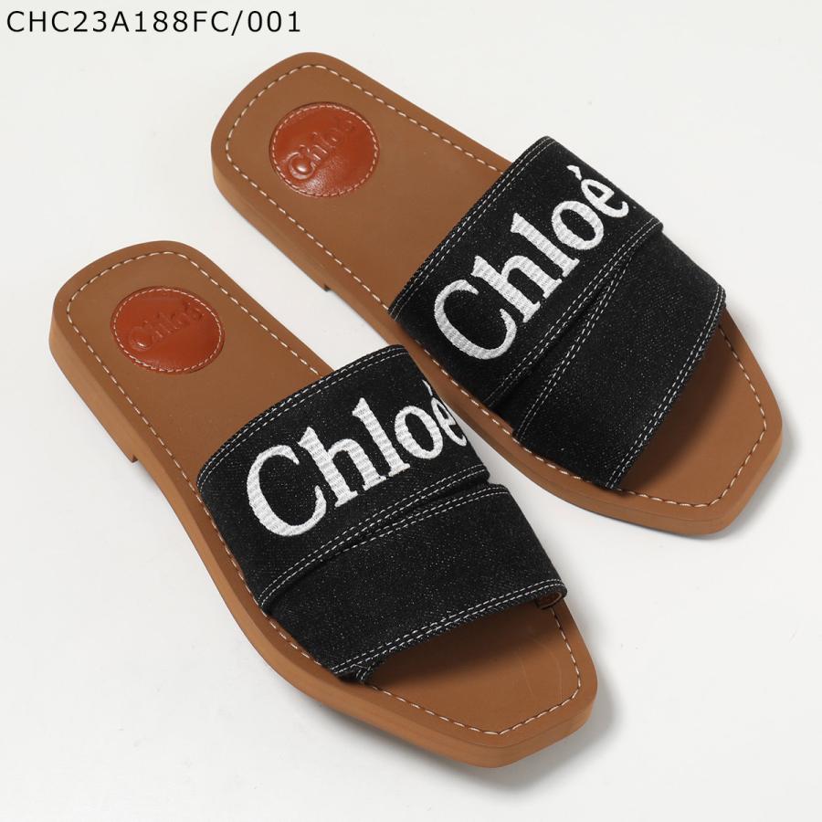 クロエ Chloe 23.5 サンダル ウッディスライド サンダル クロス ブラウン クロエ Chloe 23.5 サンダル ウッディスライド サンダル クロス