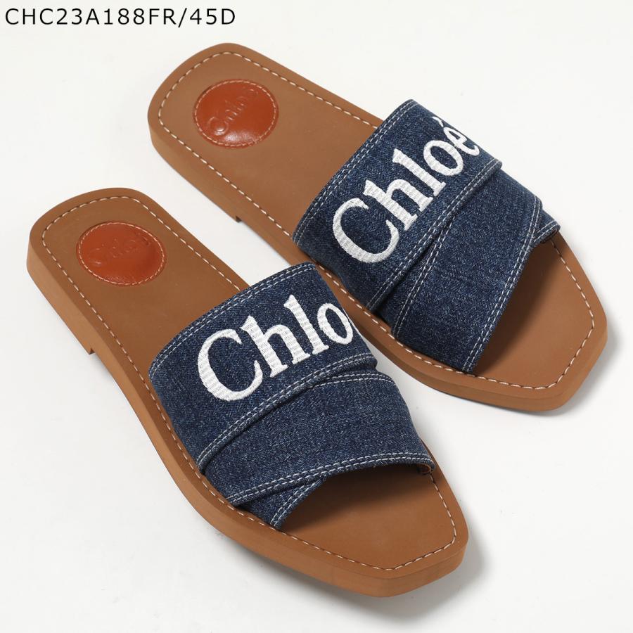 クロエchloe WOODYミュール37 23.5~24cmサンダル【値下げ中】 Chloe（クロエ） ウッディ Woody サンダル エスパドリーユ オープン