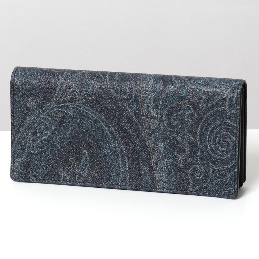 ETRO エトロ 0H298 8007 200 Paisley ペイズリー柄 二つ折り長財布 小銭入れ付き メンズ ETRO エトロ 0H298 Paisley ペイズリー柄 二つ折り長財布 小銭入れ付き メンズ