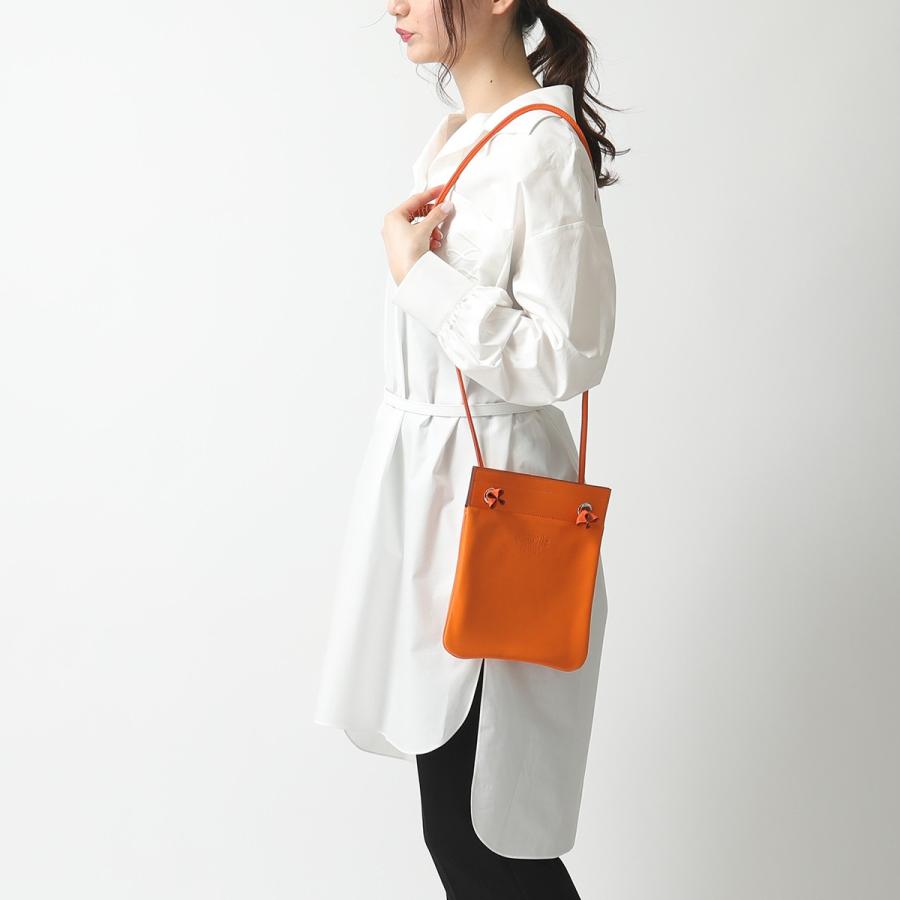 Hermes エルメス Aline Mini アリーヌ レザー ショルダーバッグ D刻印 Orange 鞄 レディース インポートセレクト Musee 通販 Yahoo ショッピング